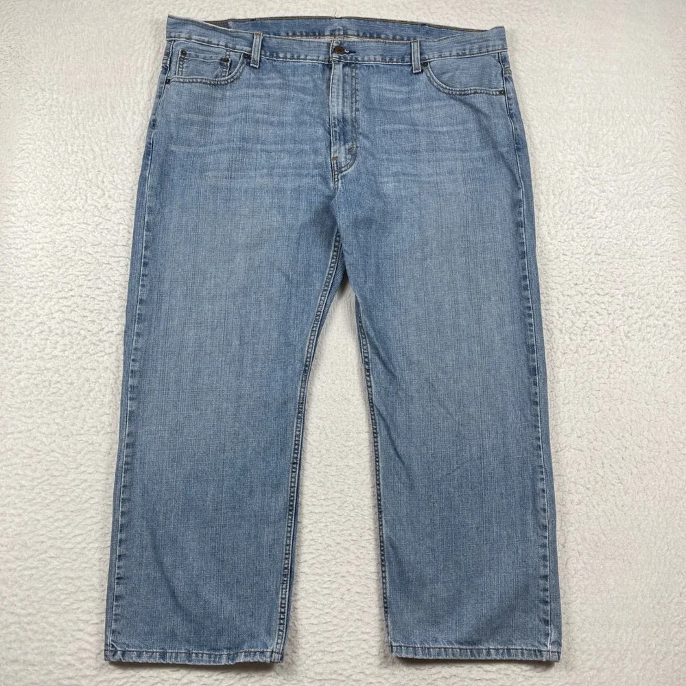 Levi's 569 Loose Straight Jeans Mens 44x30 (Fit 44x27) Light Denim Casual